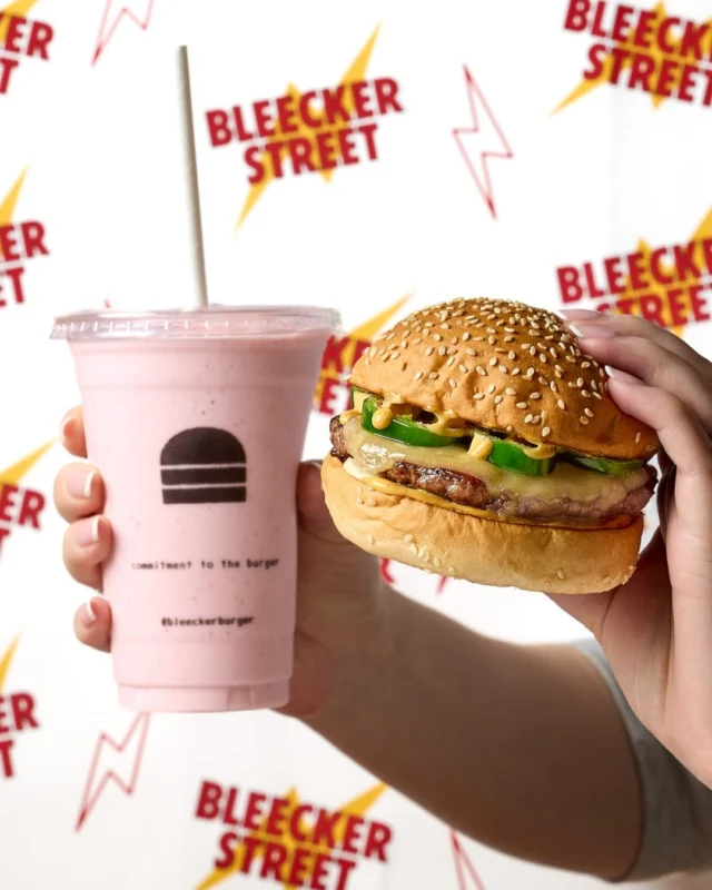 National Burger Day is nearly here 🍔

Celebrate with the Jalapeño Monster - this year's special - and cool it down with a strawberry shake. 🍓

Available only on Thursday 21st August at all Bleecker locations and on Deliveroo.

20% off all burgers, in-store only on the day too.

You in? 👀